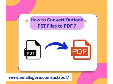 Best Tool to Convert Outlook PST File to PDF Format