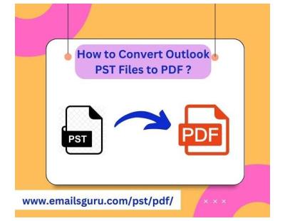 Best Tool to Convert Outlook PST File to PDF Format