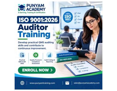 ISO 9001-2026 Auditor Training Online