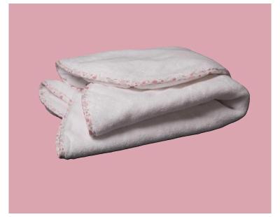 Buy Pink Hooded Baby Towel Online in the USA | Luxury Baby Towel by EleryB