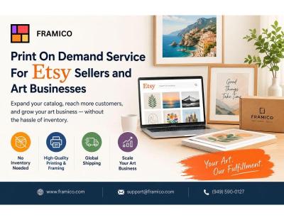 Print On Demand Service For Etsy Sellers and Art Businesses