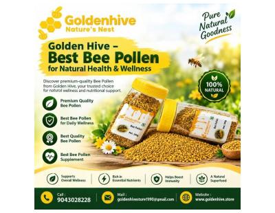Golden Hive – Best Bee Pollen for Natural Health & Wellness