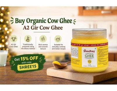 Buy Organic Cow Ghee - A2 Gir Cow Ghee