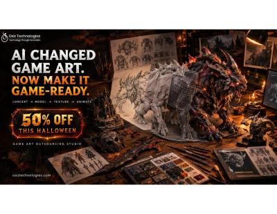 🎃 AI Is Reshaping Game Art — Power Your Game Art Outsourcing Studio with 50% OFF This Halloween!