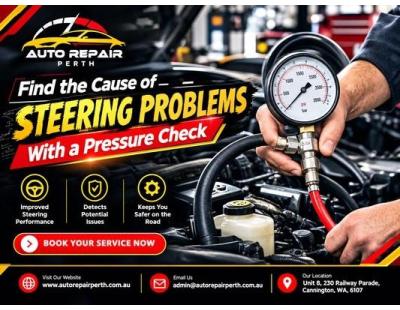 Find the Cause of Steering Problems With a Pressure Check