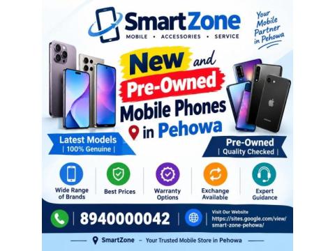 New and Pre-Owned Mobile Phones in Pehowa – Smart Zone