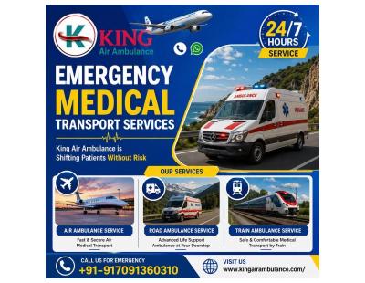 King Train Ambulance in Patna- Specialized treatment during transit