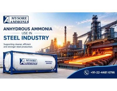 Anhydrous Ammonia for Steel Plants – Call Us Now
