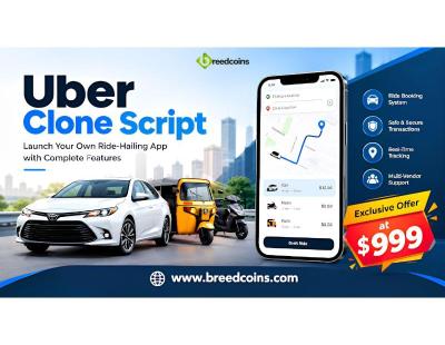 Launch Your Ride-Hailing Business with Uber Clone Script – Offer Price at $999