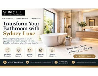 Create Your Dream Space with Sydney Luxe Bathroom Renovations