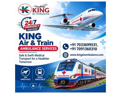 King Train Ambulance from Nagpur- authentic, well-coordinated and safe