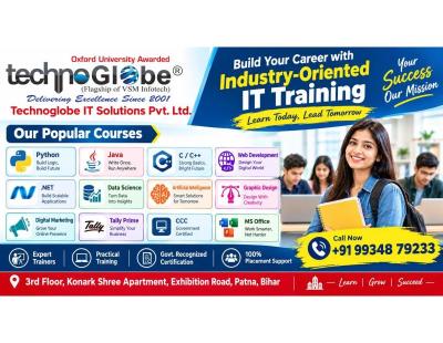 Technoglobe Exhibition Road – Best IT Training Institute in Patna for Career-Focused Skills