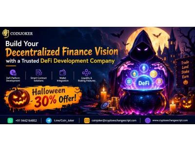 Build Your Decentralized Finance Vision with a Trusted DeFi Development Company