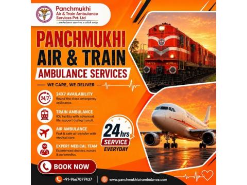 Panchmukhi Train Ambulance from Ranchi- travel under professional supervision