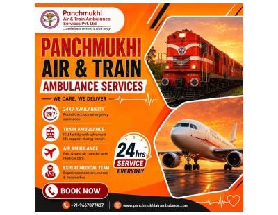 Panchmukhi Train Ambulance from Ranchi- travel under professional supervision