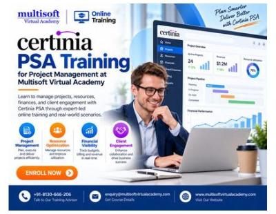 Certinia PSA Training for Project Management at Multisoft Virtual Academy