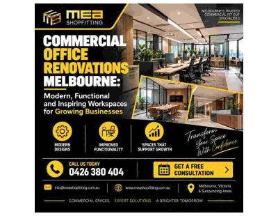 Commercial Office Renovations Melbourne – Modern, Functional & Inspiring Workspaces