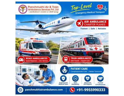 Panchmukhi Hi Tech Air Ambulance in Bangalore- Medical Travel Solution arranged immediately
