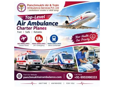 Panchmukhi Air Ambulance Cost from Mumbai- Efficient Hospital Transfer at a lesser rate