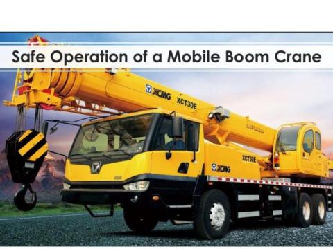 Professional Mobile Boom Crane Training Course Brampton | CN ForkLift Training