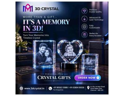 Make Special Moments Last with Custom Laser-Etched Crystals in Chennai