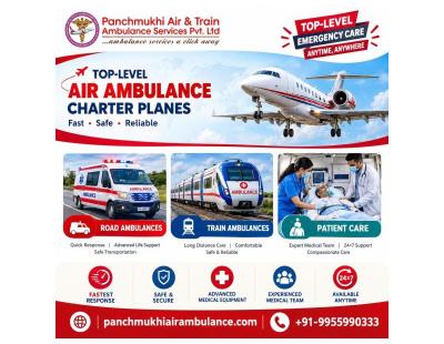 Panchmukhi Air Ambulance Cost from Thiruvananthapuram- effectively handling Travel related logistics
