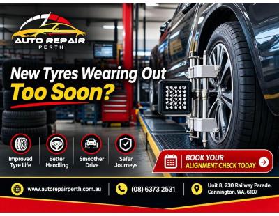 New Tyres Wearing Out Too Soon? Your Wheel Alignment Could Be the Reason