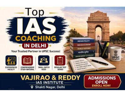 Best IAS Coaching in Delhi – Vajirao & Reddy Institute