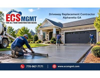 Driveway Replacement Contractor Alpharetta GA