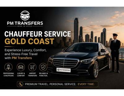 Chauffeur Hire Gold Coast | Premium Travel with PM Transfers