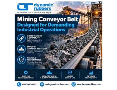 Mining Conveyor Belt Designed for Demanding Industrial Operations