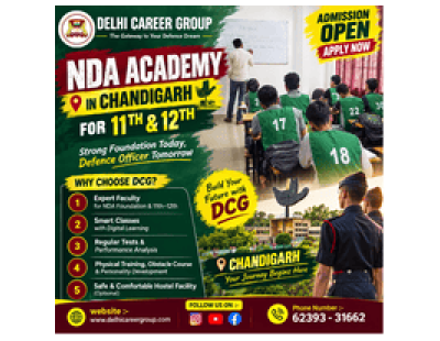 NDA Academy in Chandigarh for 11th and 12th