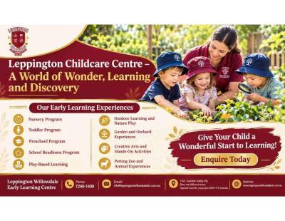 Leppington Childcare Centre – Growing Happy Learners Every Day