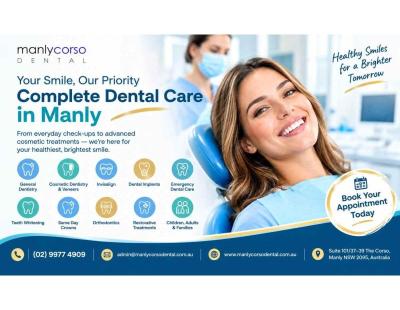 Manly Corso Dental – Your Destination for a Brighter Smile