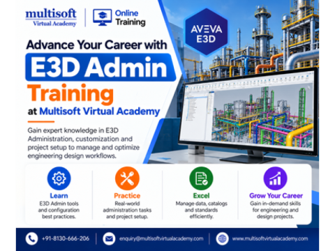 Advance Your Career with E3D Admin Training at Multisoft Virtual Academy