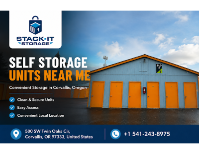 Self storage unit in Corvallis for Convenient, Flexible Storage