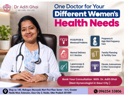 One Doctor for Your Women’s Health Needs in Gaur City