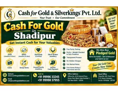 Easy Gold Selling with Cash For Gold in Shadipur Today