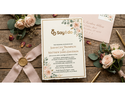 Wedding Invite Wording: Say I Do