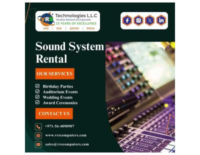 Why Is Sound System Rental Useful for Large Events?