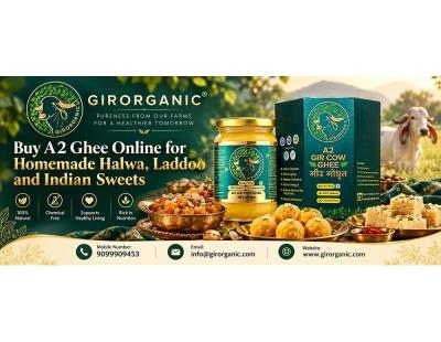 Buy A2 Ghee Online for Homemade Halwa, Laddoo and Indian Sweets