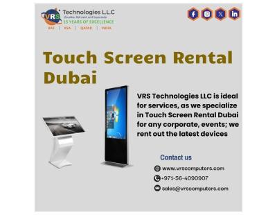 Premium Interactive Touch Screen Rental for Conferences and Exhibitions