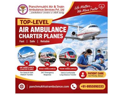 Panchmukhi Air Ambulance Cost from Mumbai- Hospital Transfer Support 24/7