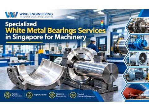 Specialized White Metal Bearings Services in Singapore for Machinery