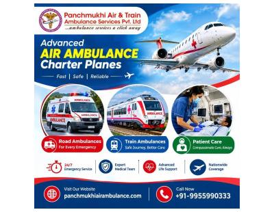 Panchmukhi Emergency Air Ambulance in Thiruvananthapuram- Interstate Patient Transfer