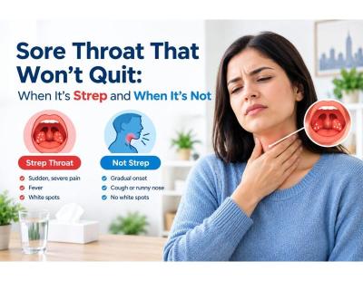 Sore Throat That Won't Quit: When It's Strep and When It's Not