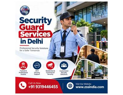Security Guard Services in Delhi for Reliable Protection