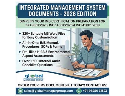 IMS Documents 2026 – Manuals, Procedures and Checklists