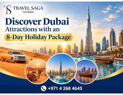 Discover Dubai Attractions with an 8-Day Holiday Package