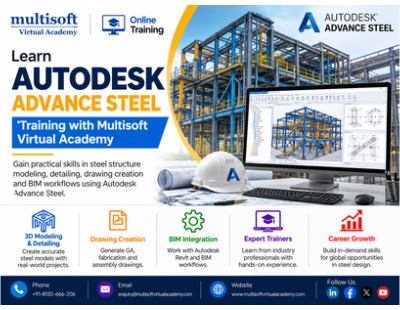 Learn Autodesk Advance Steel Training with Multisoft Virtual Academy